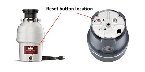 badger 100 garbage disposal reset button|Resetting a Garbage Disposal